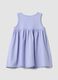 Purple organic cotton mini dress_1