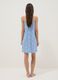 Light blue organic cotton floral print nightdress_2
