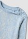 Light blue organic cotton crew‑neck pyjamas for baby and toddler_2