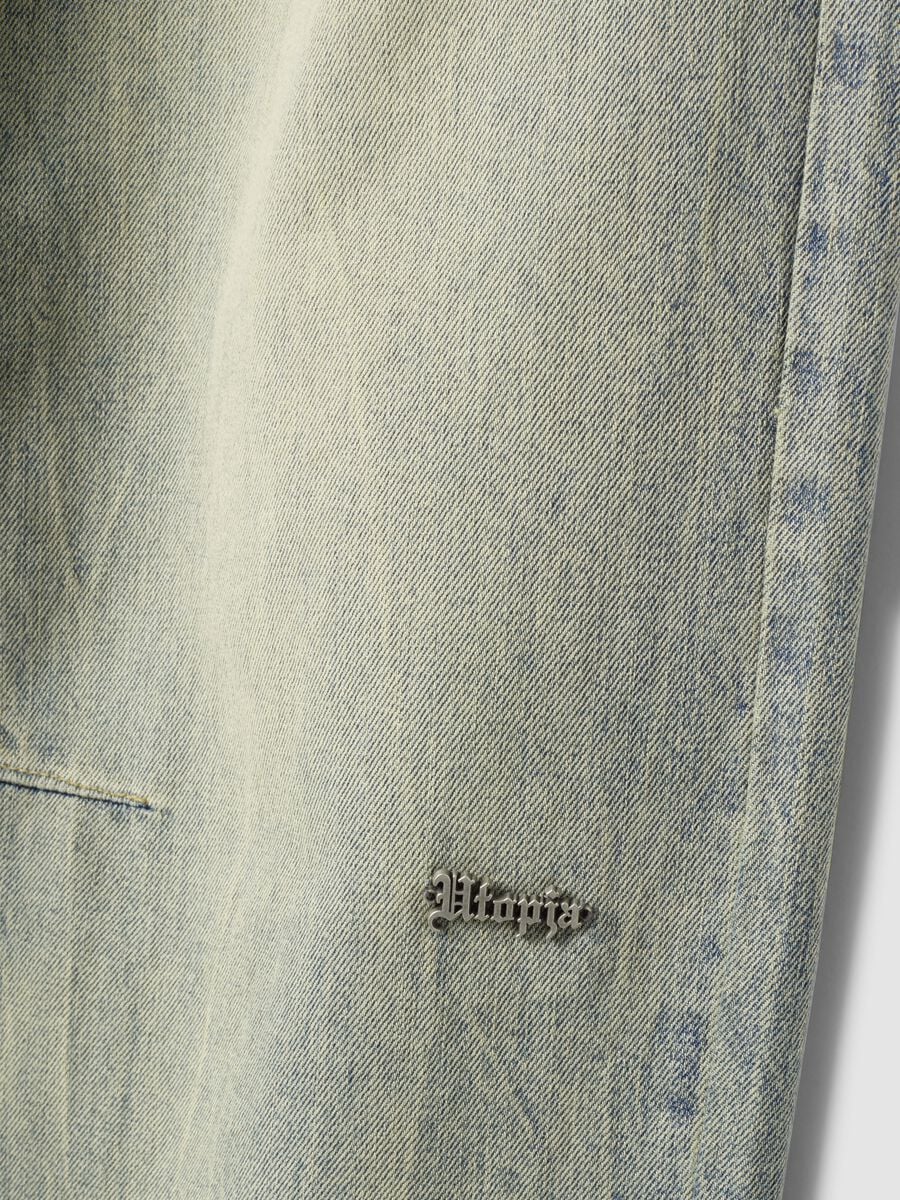 Vintage Light Blue Wide-Leg Denim_6