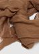Pure Brown Linen Scarf_1