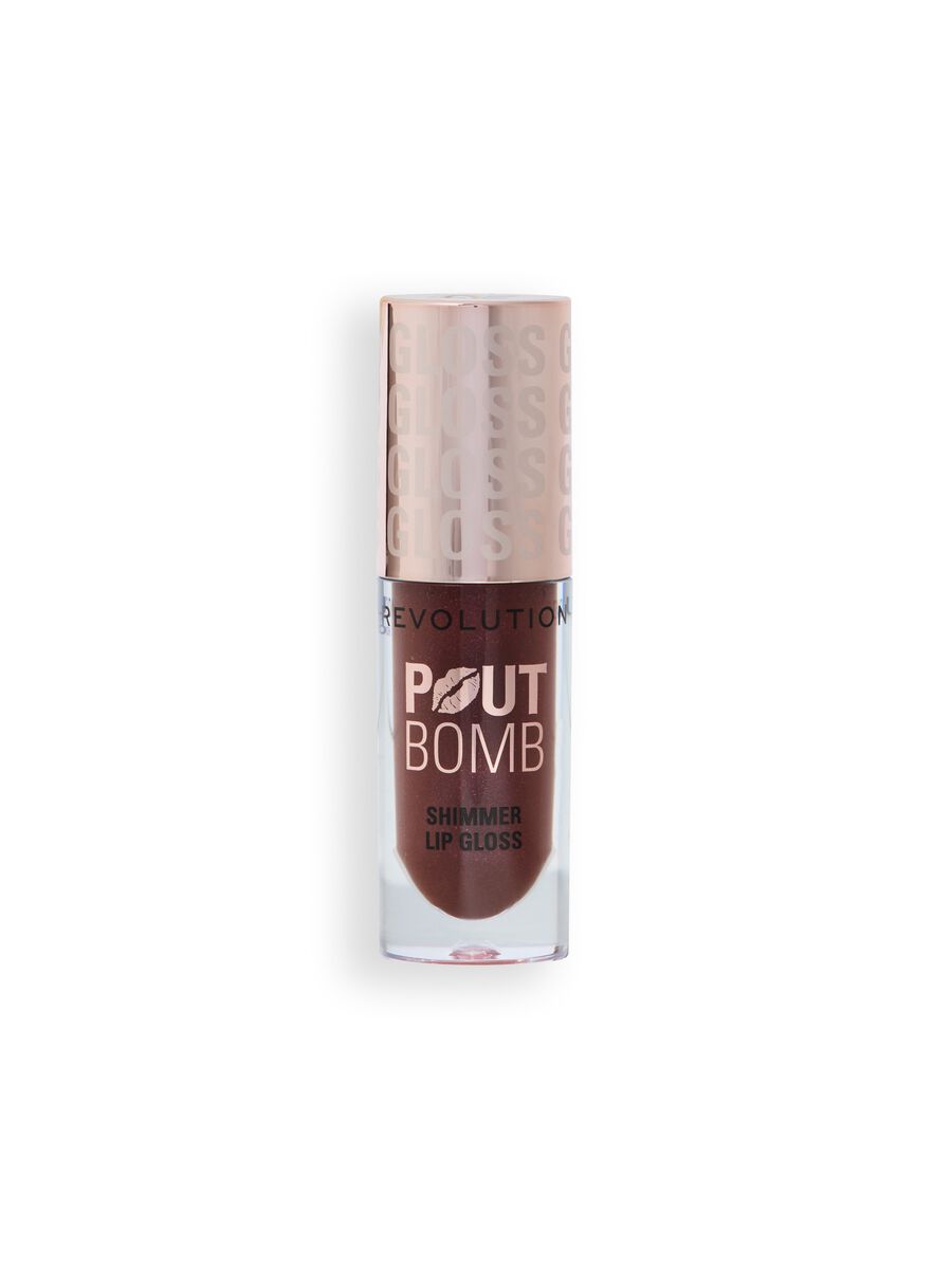 Revolution Pout Bomb Shimmer Gloss Chocolate Sparkle_0