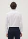 White regular-fit pure cotton shirt with cutaway collar_3