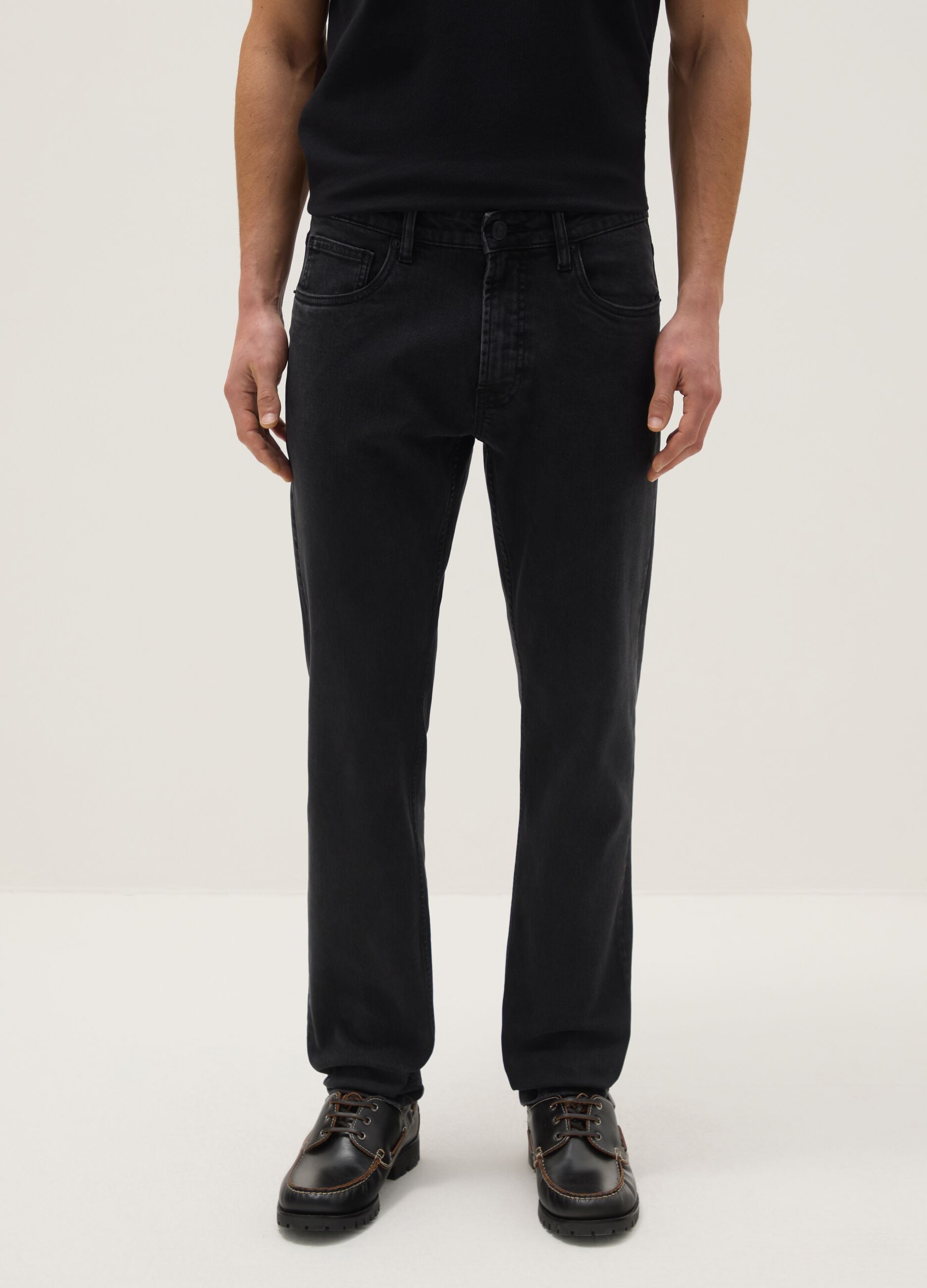 Black Denim Slim Fit Jeans