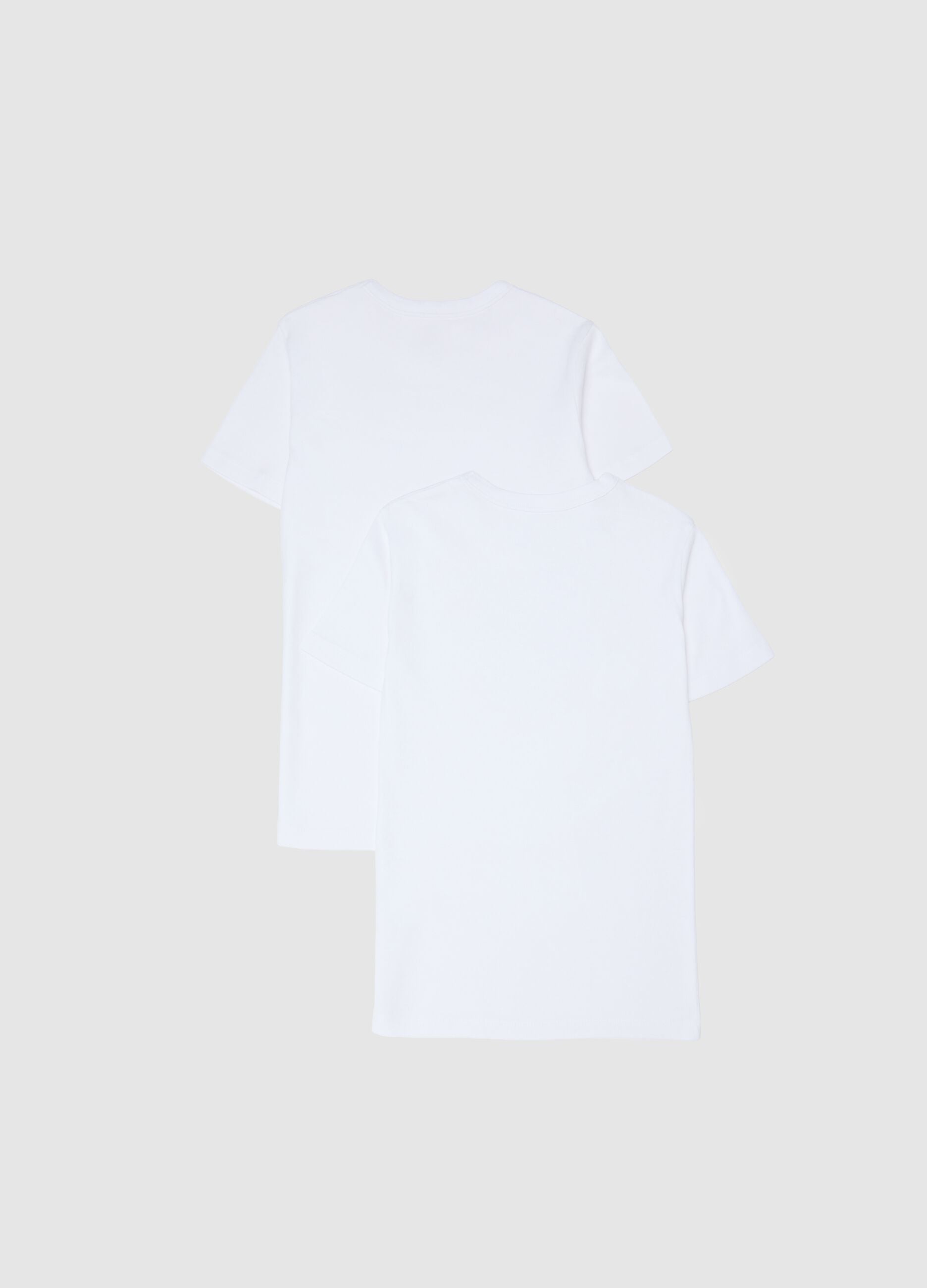 White T-shirt Twin Pack for Boys