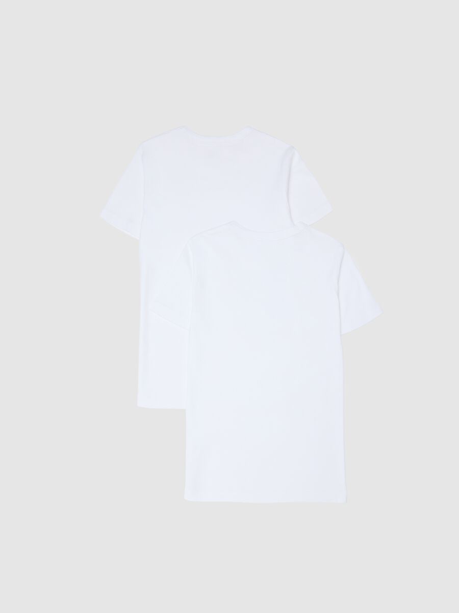 White T-shirt Twin Pack for Boys_1