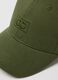 Green pure cotton baseball cap, regular fit_2