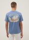 Light blue pure cotton T-shirt with print_2
