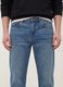 Light blue pure cotton straight-fit denim jeans_3