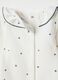 White cotton blend baby girl romper regular fit with frilled collar_3