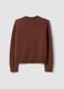 Brown pure cotton button-up cardigan, regular fit_6