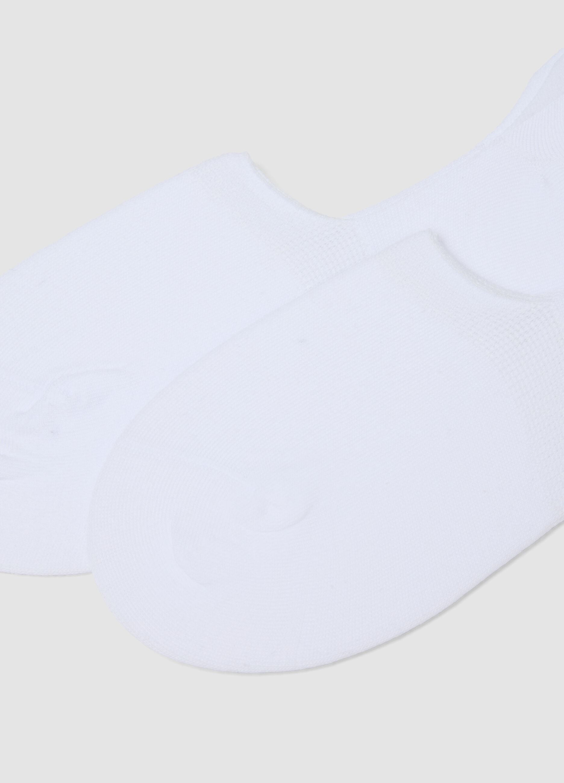 5-pack of white stretch organic cotton socks