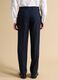 Pantaloni formali blu in viscosa elasticizzata regular fit_2