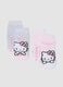 2-pack of pink anti-slip Hello Kitty socks in stretchy organic cotton_0