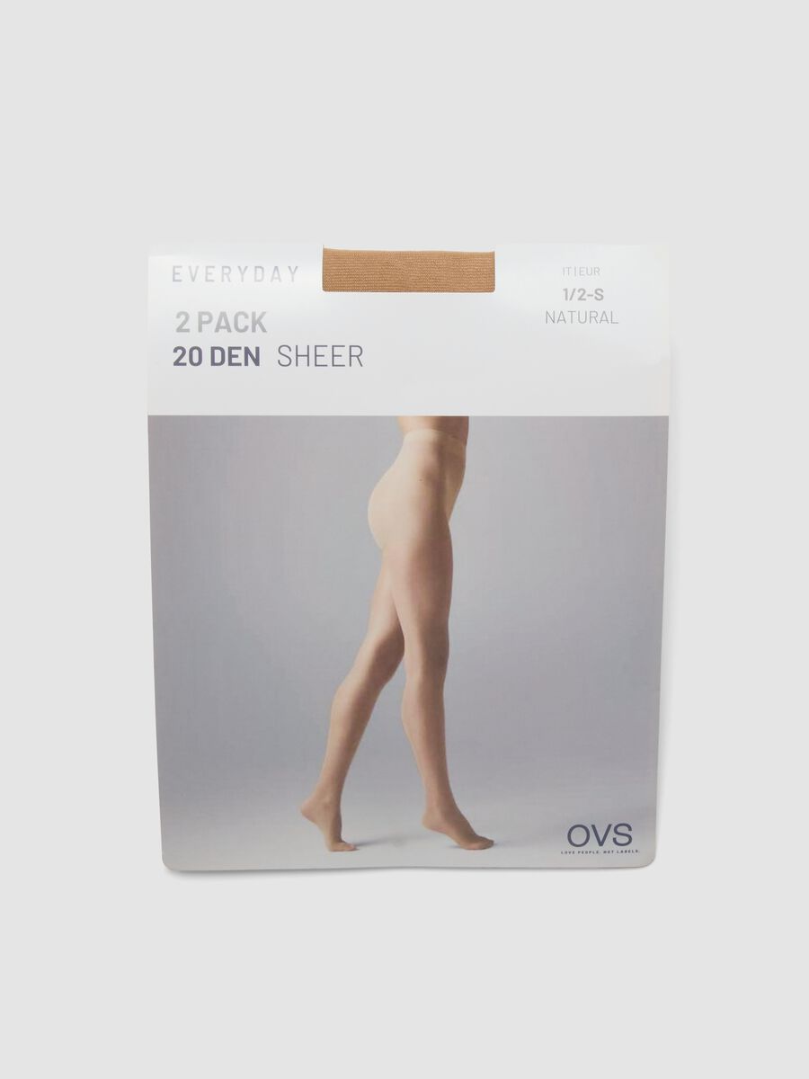 2-pack of beige sheer stretch tights_0