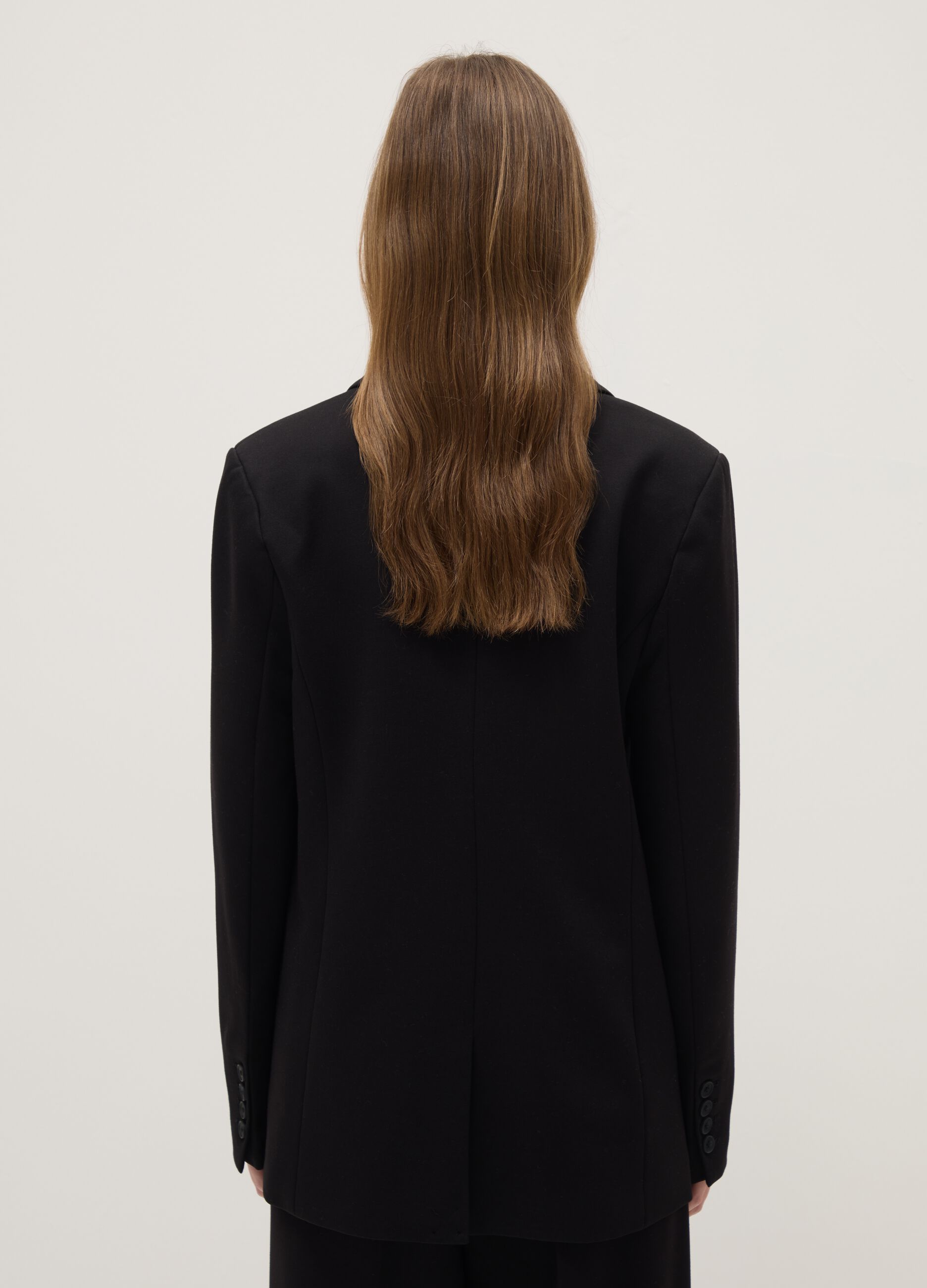 Regular Fit Black Single-Breasted Blazer
