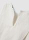 White pure cotton set with sleeveless top and shorts_3