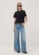 The Iconic Tee relaxed-fit black pure cotton short-sleeve T-shirt_1