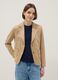 Beige Lightweight Regular Fit Jacket with Pockets_2