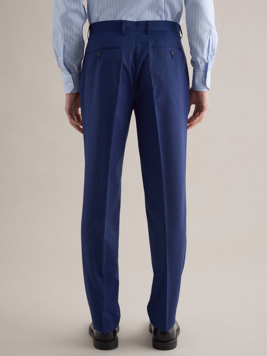 Pantaloni blu regular fit_2