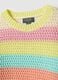Girl's regular fit multicolour striped pure cotton jumper_2
