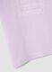 Purple organic cotton girls&rsquo; T-shirt with seaside print_3