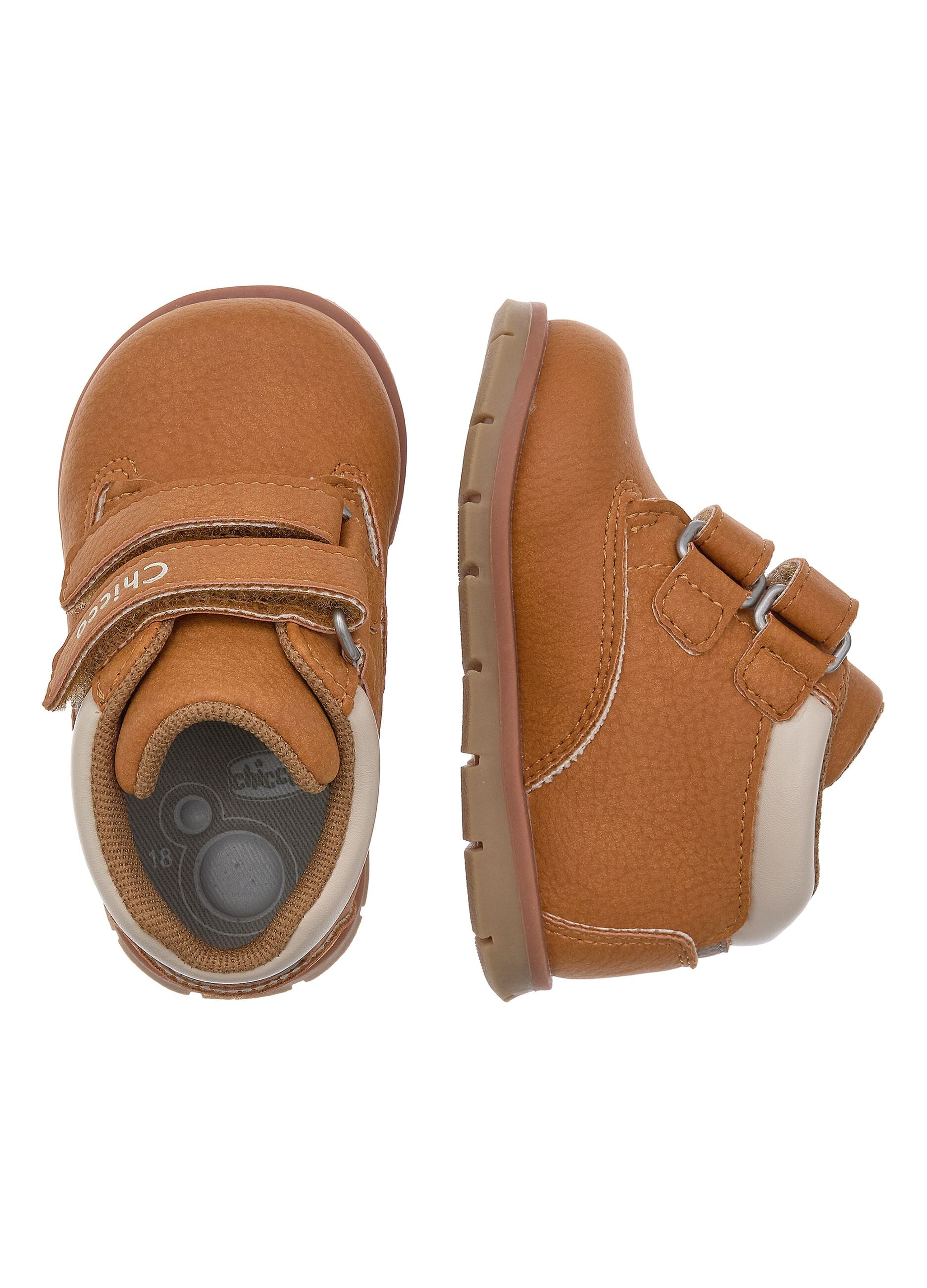 Chicco Brown Rip-Tape Shoes