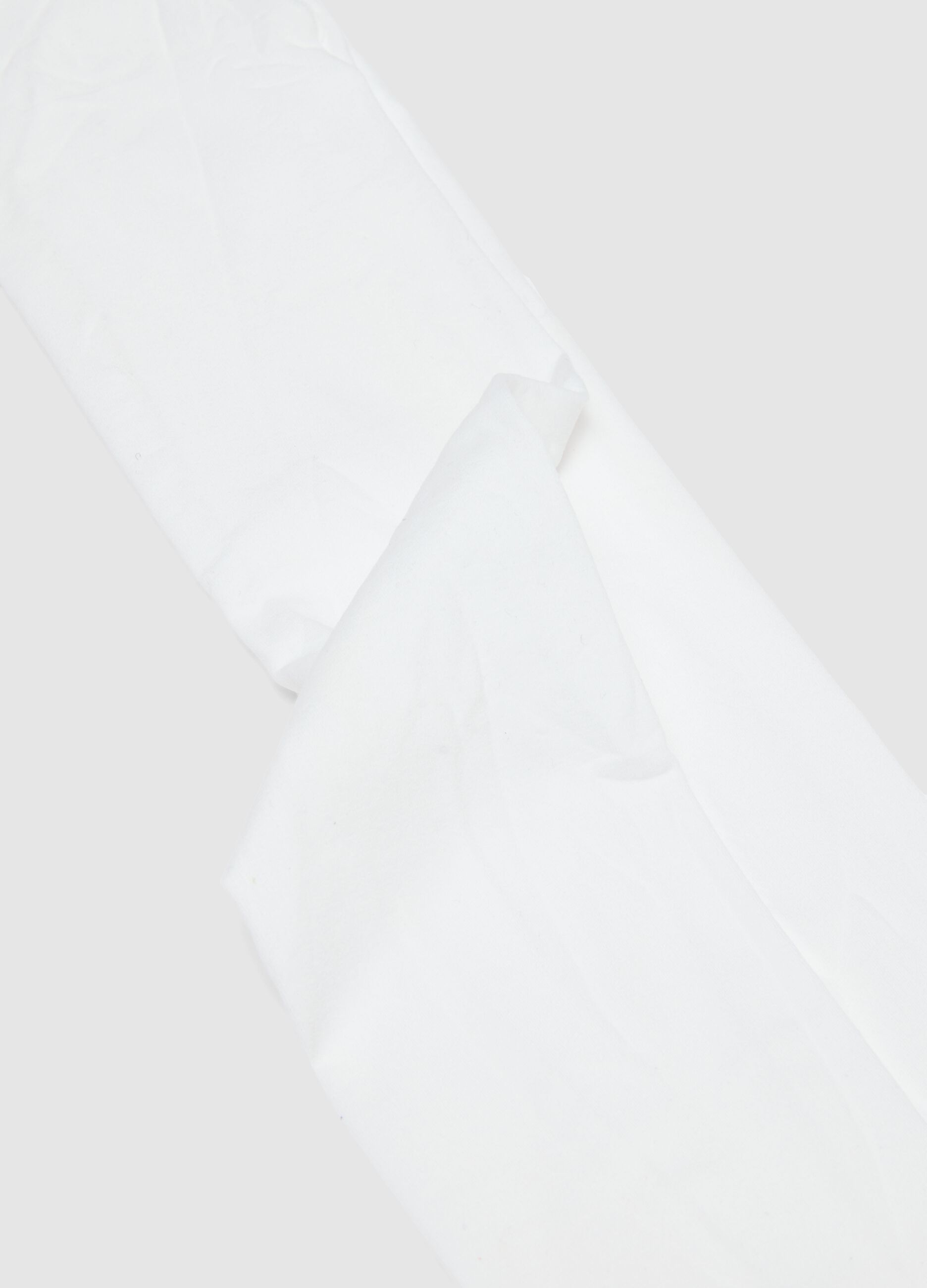 Girls' white tights