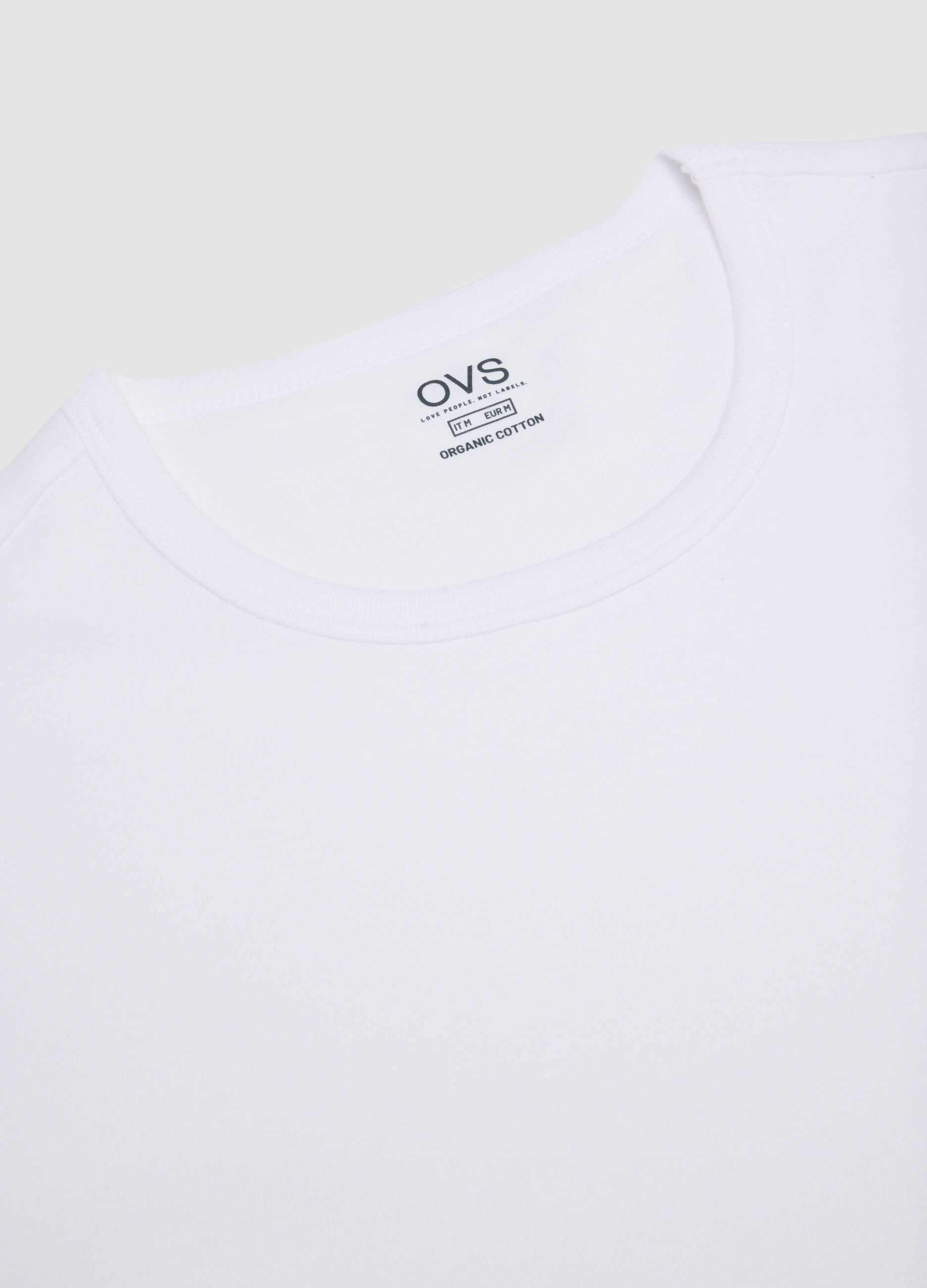 Twin-pack White T-shirt in Pure Cotton