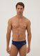 Blue stretch swim briefs_0