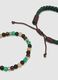 Multi-coloured bracelet bipack with glass beads and woven design_2