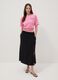 Pink short-sleeved pure cotton T-shirt_1