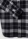 Black checked pure cotton regular-fit shirt for boys_5
