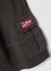 Boys' black 100% cotton cargo shorts, comfort fit_3