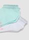 Girls&rsquo; multicolour stretch cotton-blend socks multipack_1