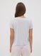 Grey stretch viscose V-neck pyjama top_3