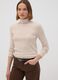 Beige ribbed viscose-blend crew-neck jumper_2
