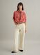Regular fit multicolour striped cotton blend shirt_1