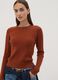 Red cable-knit crew neck jumper, regular fit_0