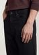 Black pure cotton denim jeans, relaxed fit_2