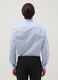 Light blue pure cotton regular fit shirt with micro-checks_2
