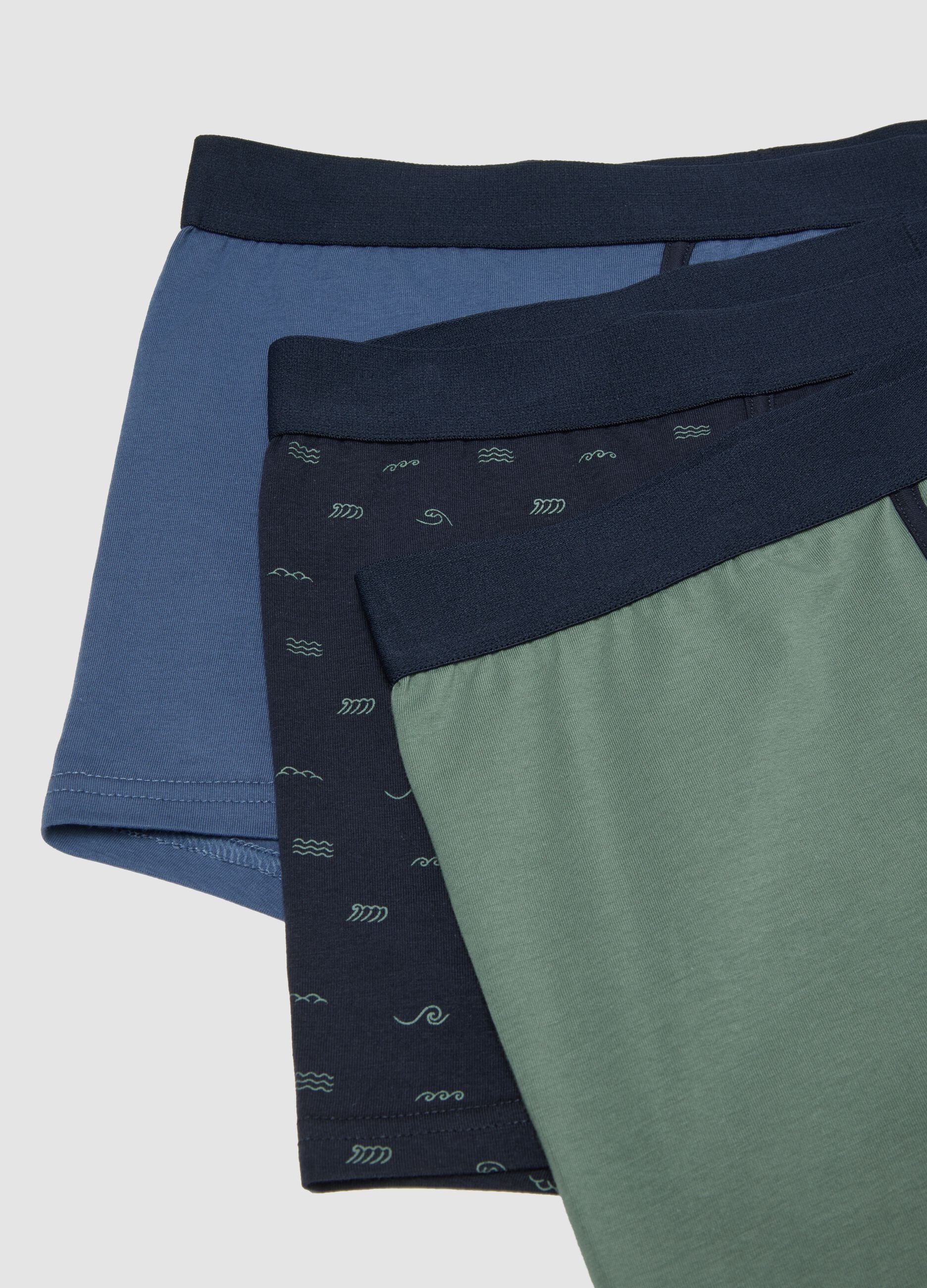 Multicolour stretch cotton boxer 3-pack, regular fit