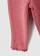 Baby Girl Pink Cotton Slim Fit Leggings_3