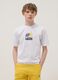 White short-sleeve pure cotton T-shirt_0