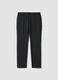 Grey slim-fit stretch viscose twill chino trousers_0