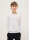 White pure cotton regular fit t-shirt for boys_0