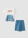 Kids' multicoloured cotton short pyjamas, regular fit_0
