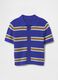 Multicolour striped polo in pure cotton_1