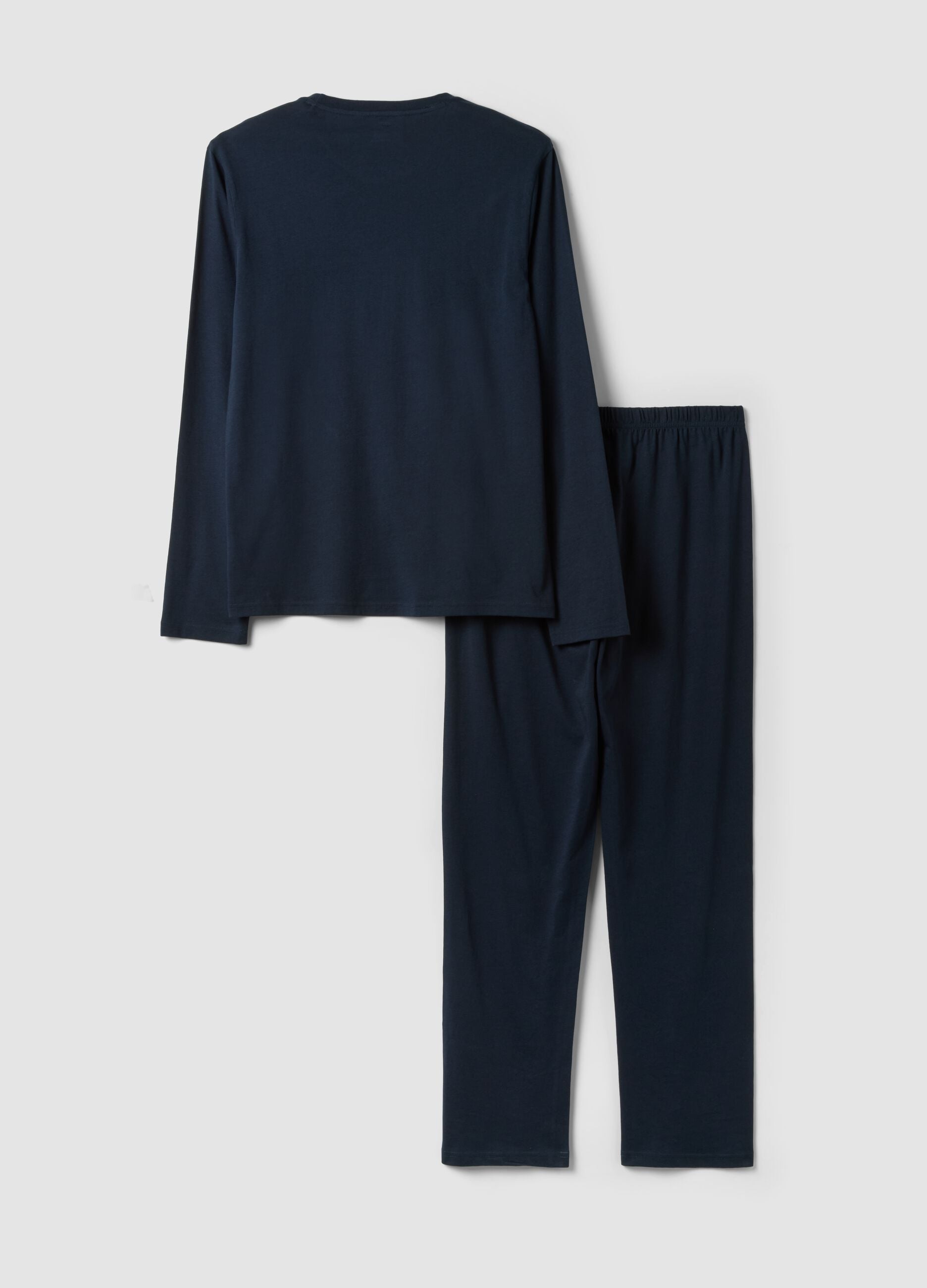 Blue organic cotton pyjamas