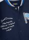 Blue cotton-blend crew-neck sweatshirt with oversized college prints_3